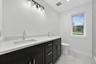 Primary bathroom with double vanity