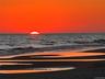 Fall Sunset on Beach
