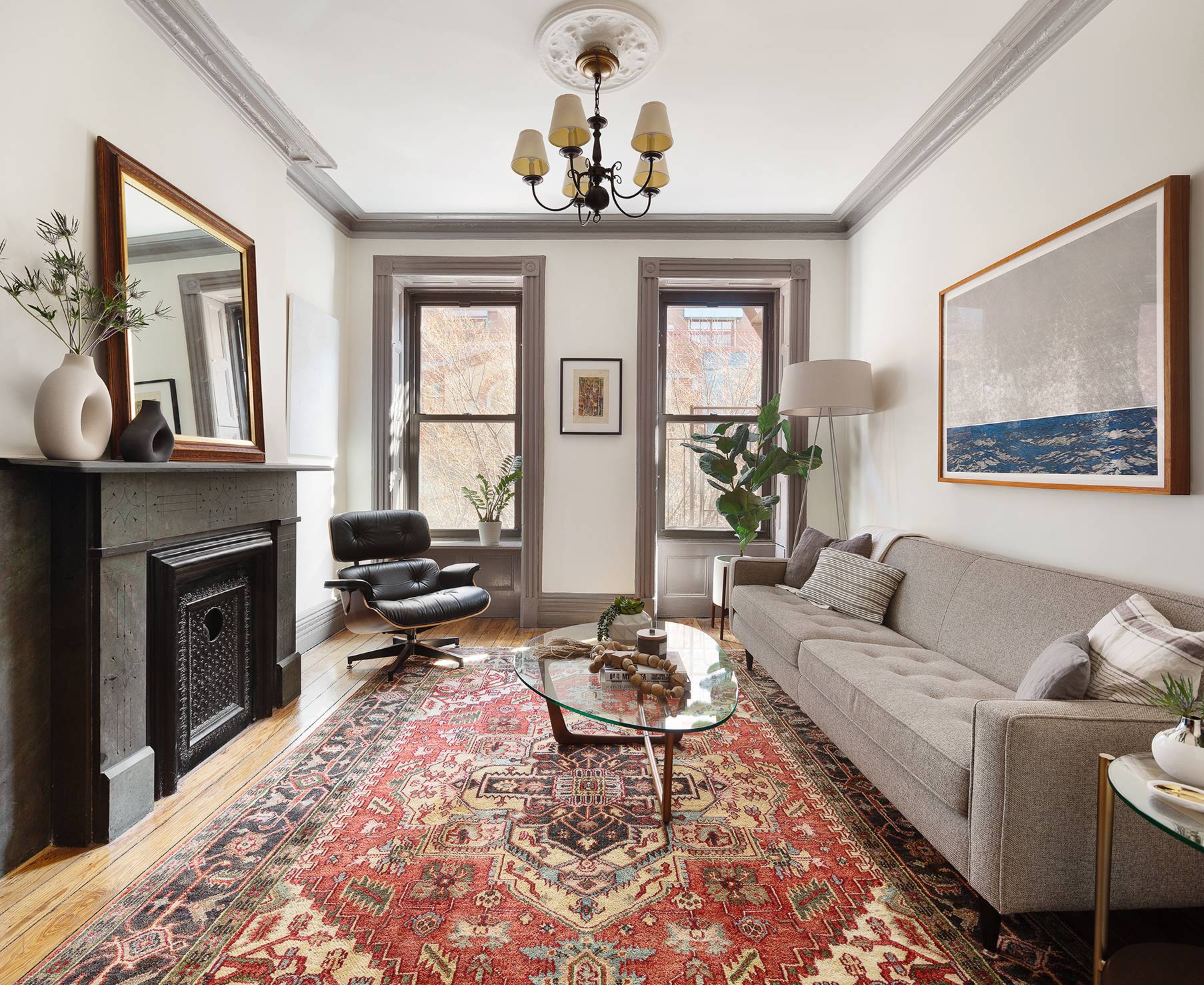 Quintessential West Village one bedroom in a pre war co op on cobblestoned Perry Street.