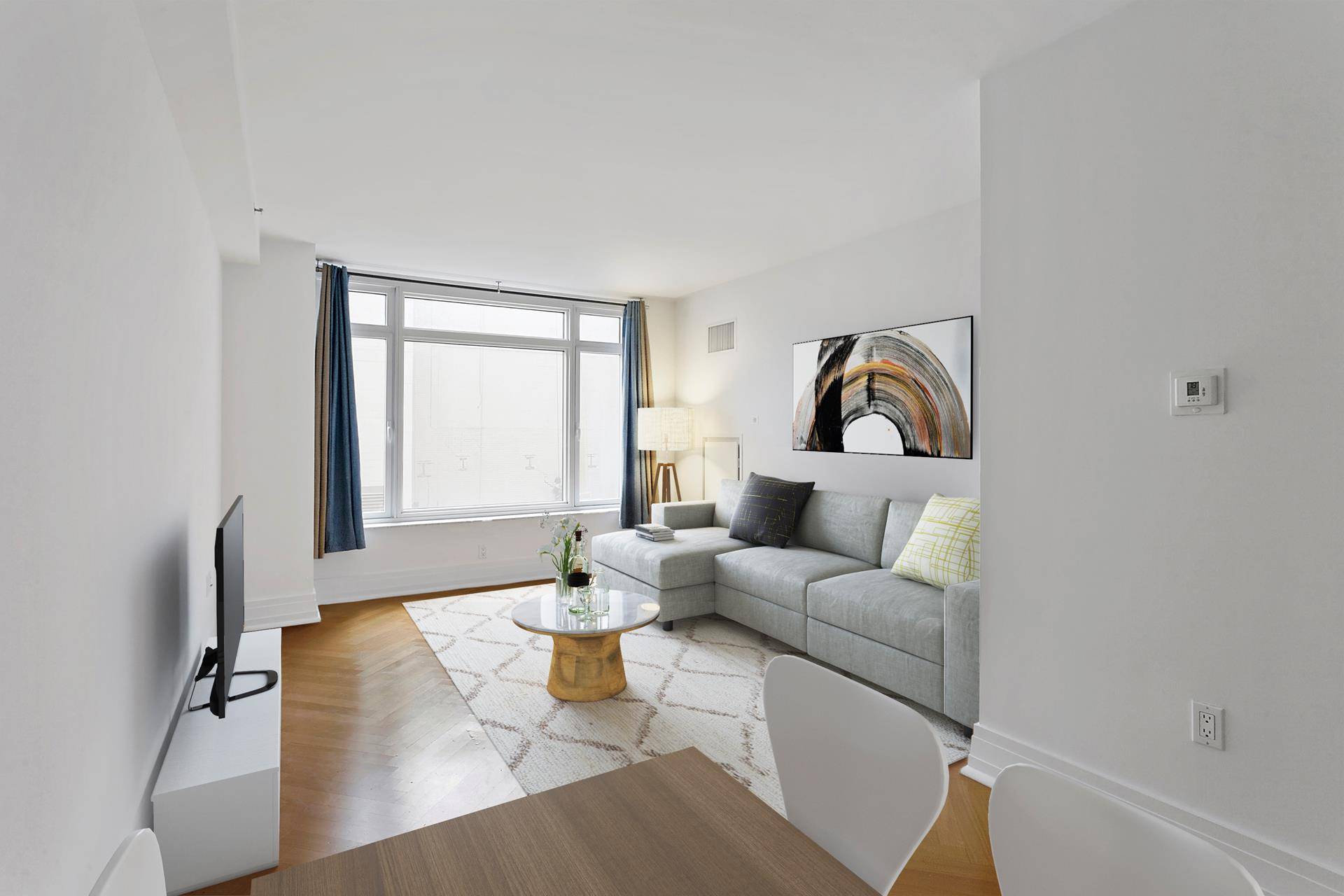 Beautiful and elegant one bedroom residence available for rent at The Brompton Condominium in the Upper East Side.