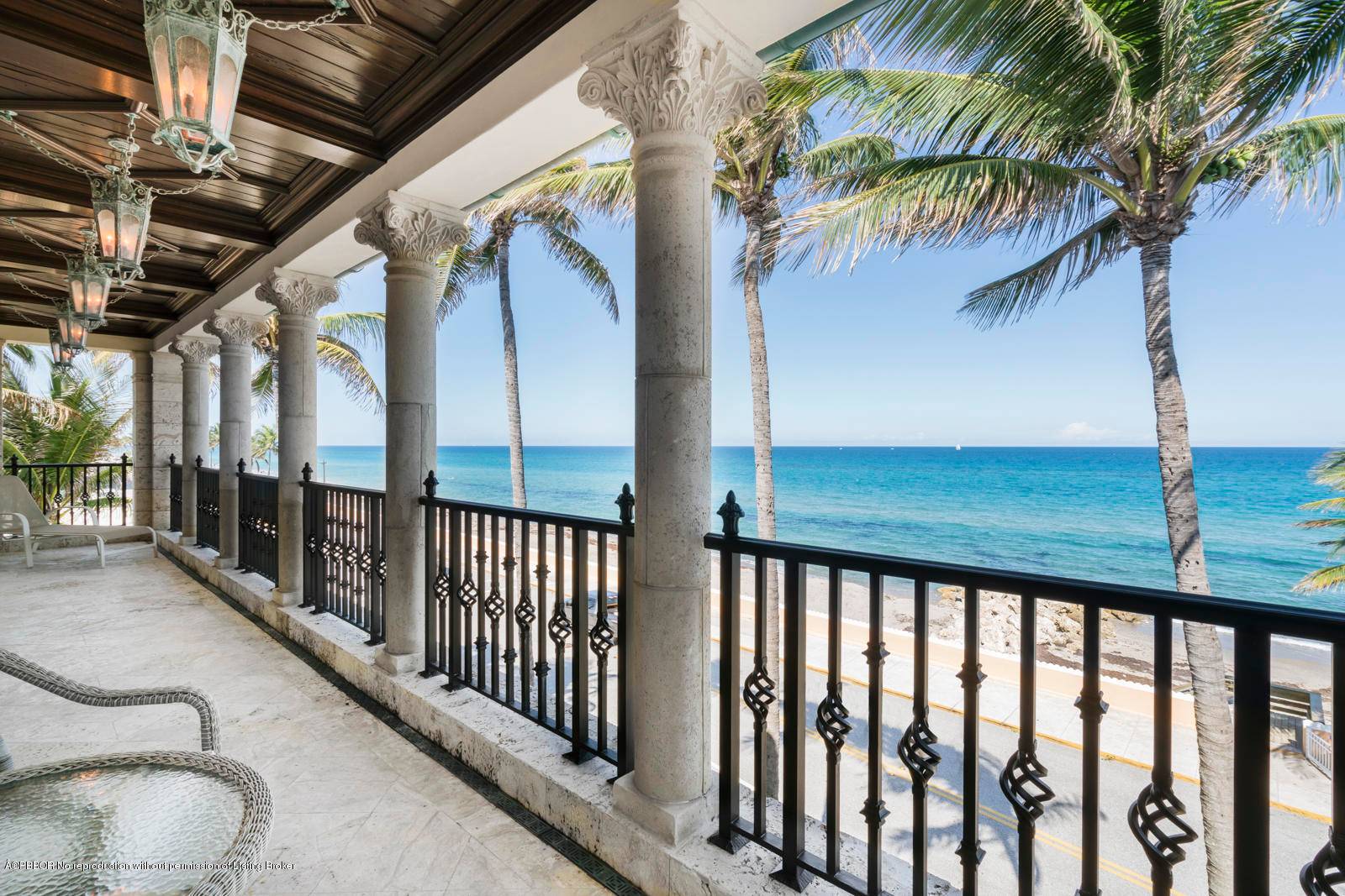 Masterfully crafted oceanfront Venetian Villa with 7, 700 total square feet.