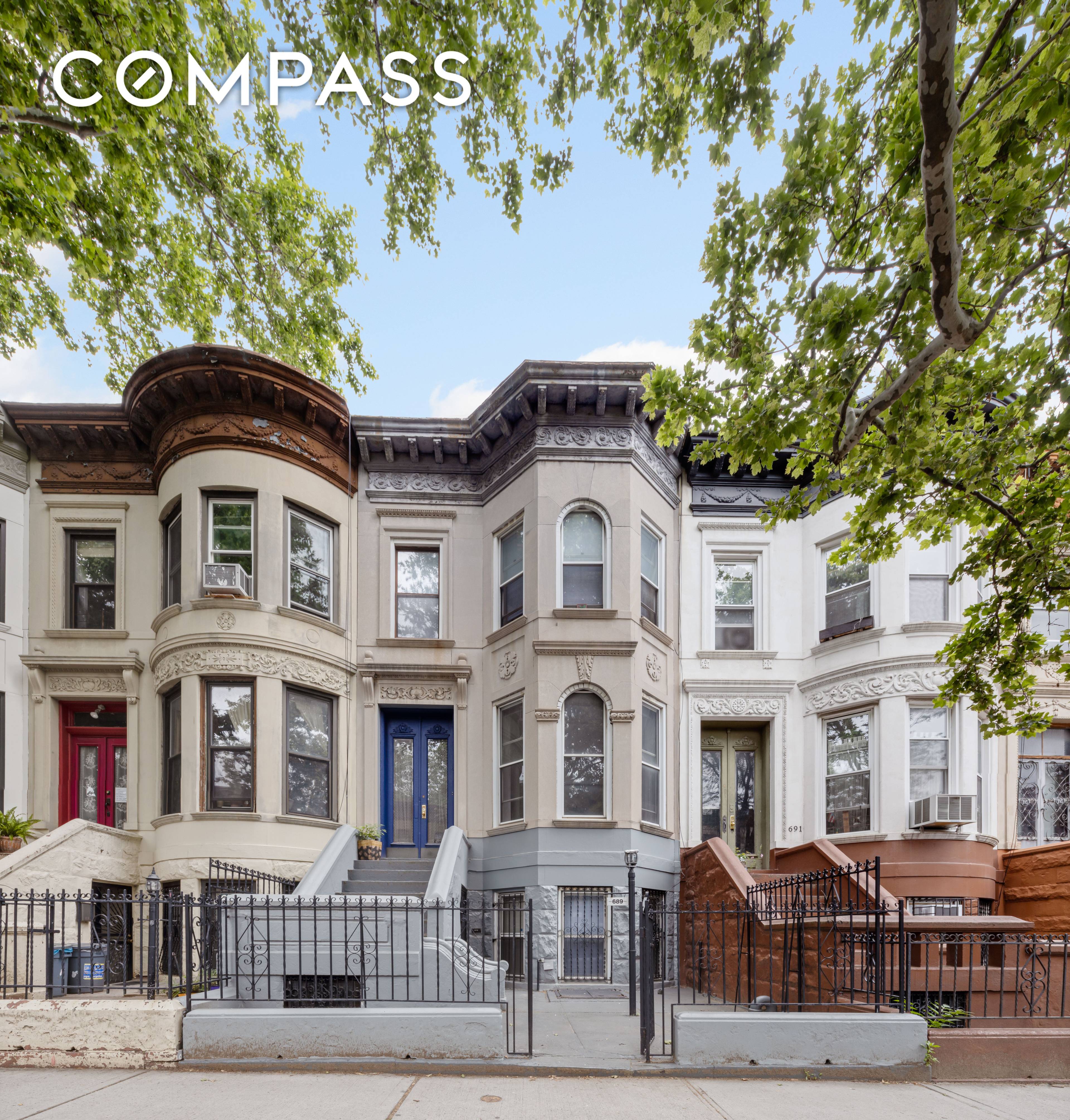 Townhouse on Crown Heights Best Block !