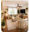 Living room"Virtually Staged"