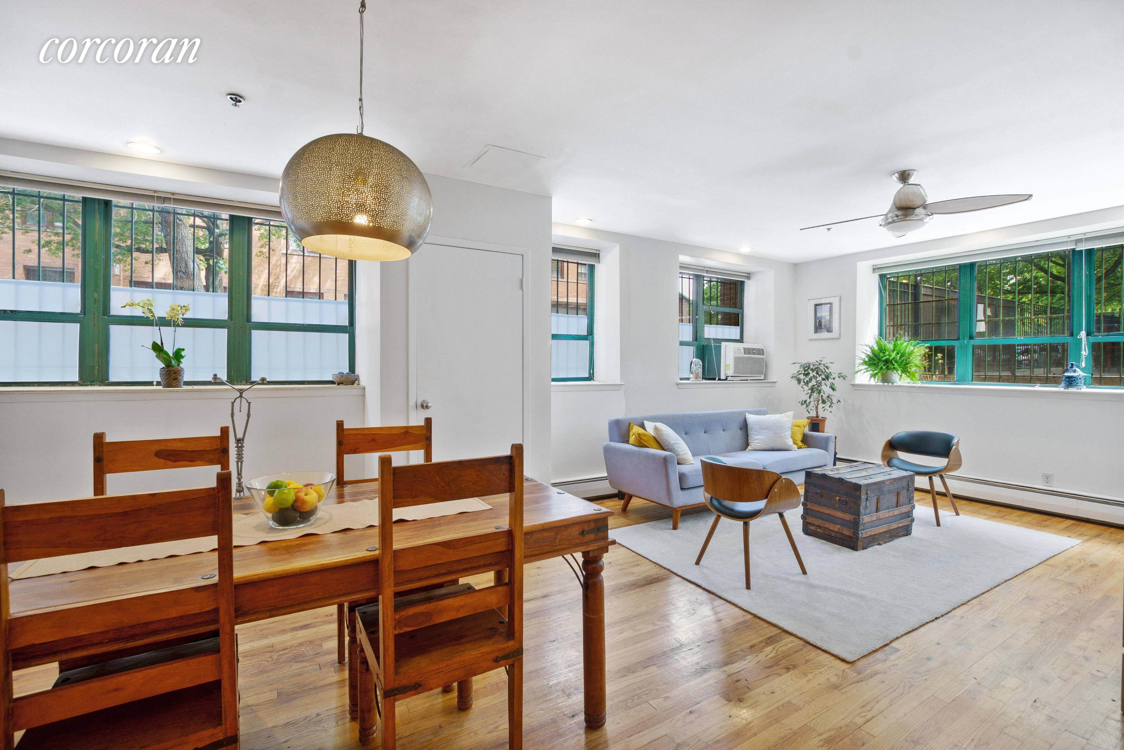 A 2 bed 2 bath apartment PLUS home office in the heart of Clinton Hill with a doorman, in unit washer dryer, affordable parking and easy access to a courtyard ...