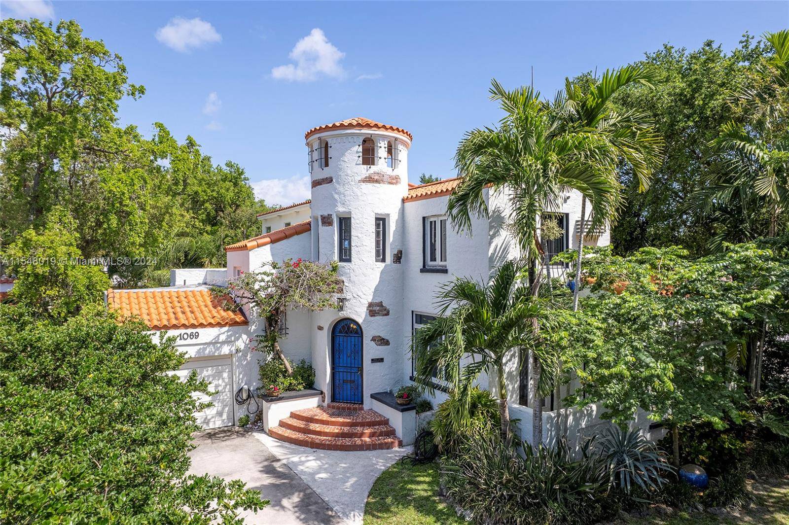Charming authentic Old Spanish style home located in the quiet exclusive Watersedge neighborhood of Miami Shores.