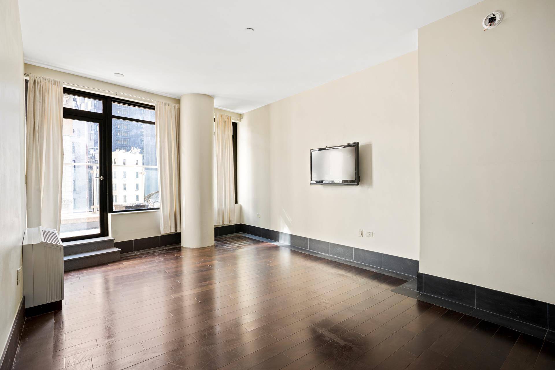 Enjoy the best of downtown living in this elegant high floor studio apartment at the amenity rich Setai Wall Street !