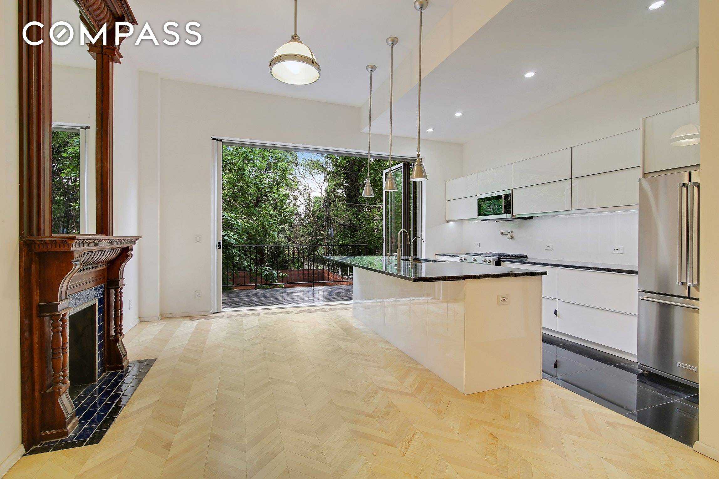 A gorgeous, newly renovated townhouse lower duplex with landscaped garden.