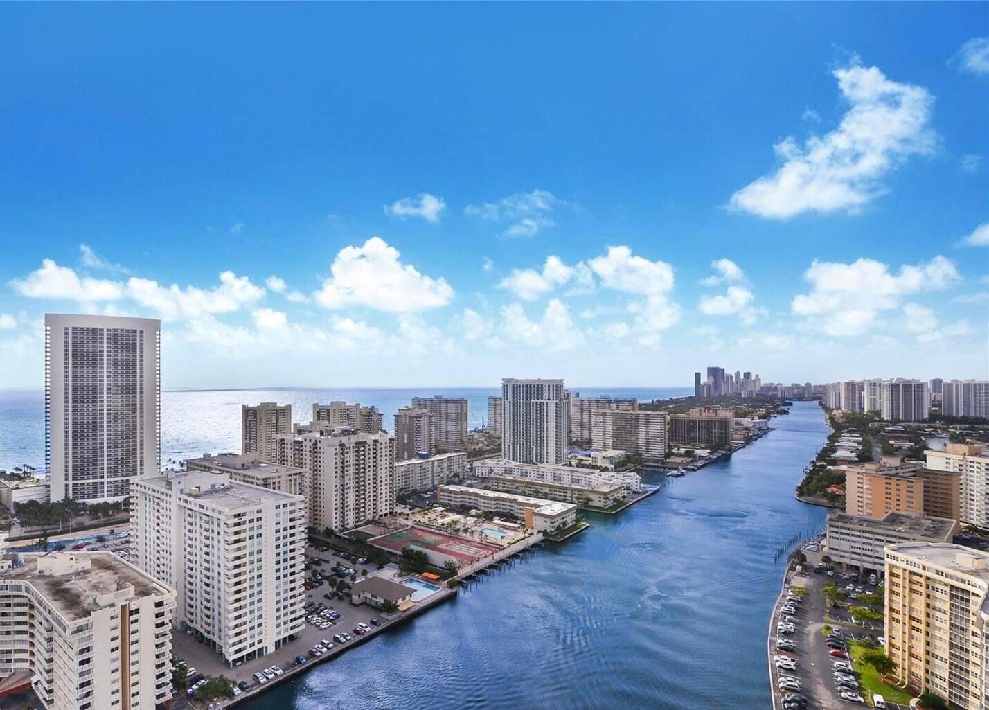 Great investment opportunity to purchase luxury condo with breathtaking panoramic views of the city, intracoastal and ocean.