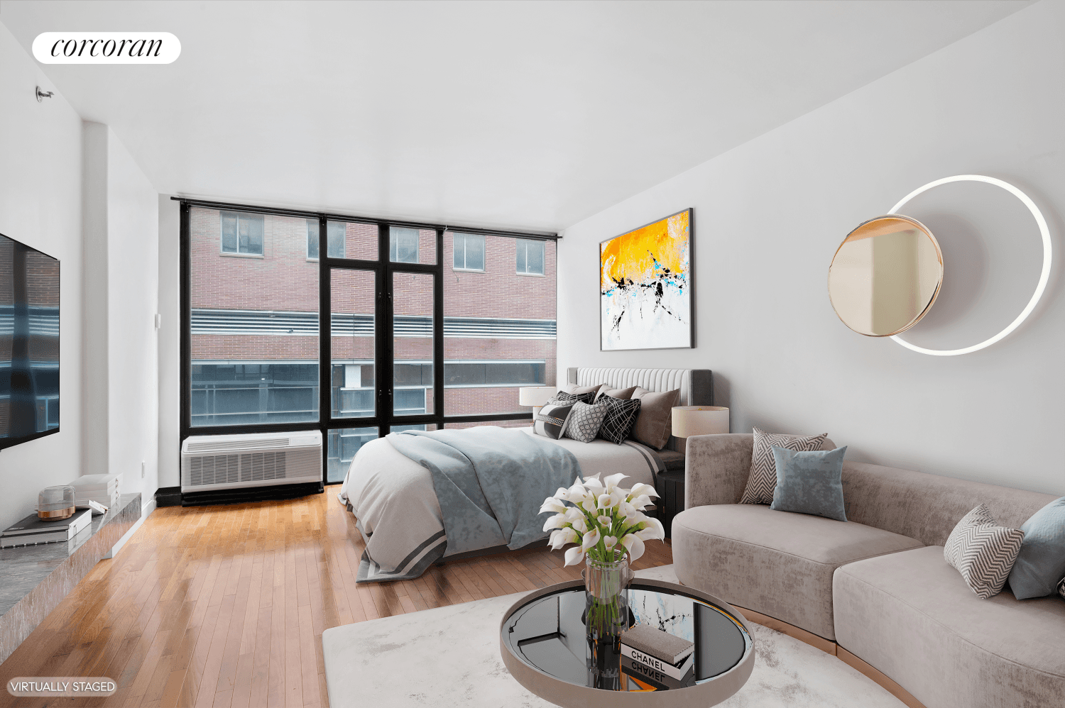 Spring Special ! Mint condition apartment features floor to ceiling double insulated windows that bring delightful natural light throughout the day.