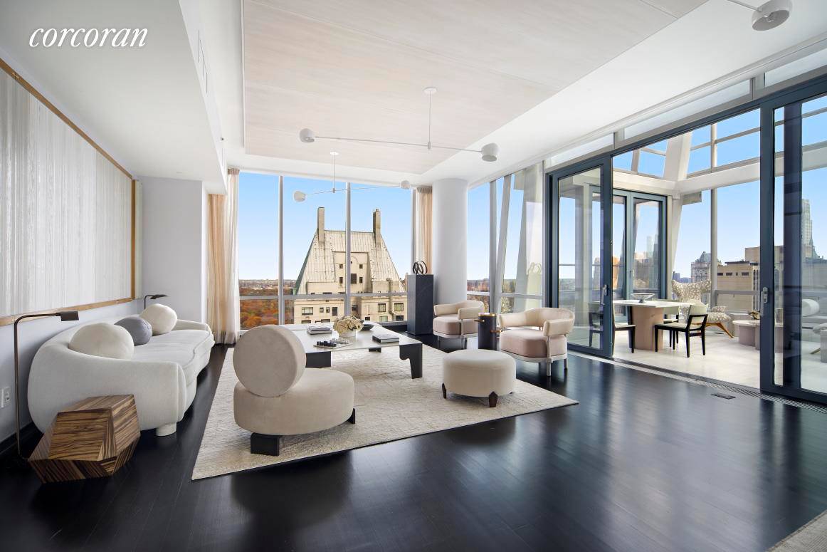 Featuring one of the most unique and tasteful floor plans of any residence on Billionaire's Row, One57, Apartment 41D is an impressive 5 bedroom, 5.