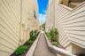 Walkway between buildings.