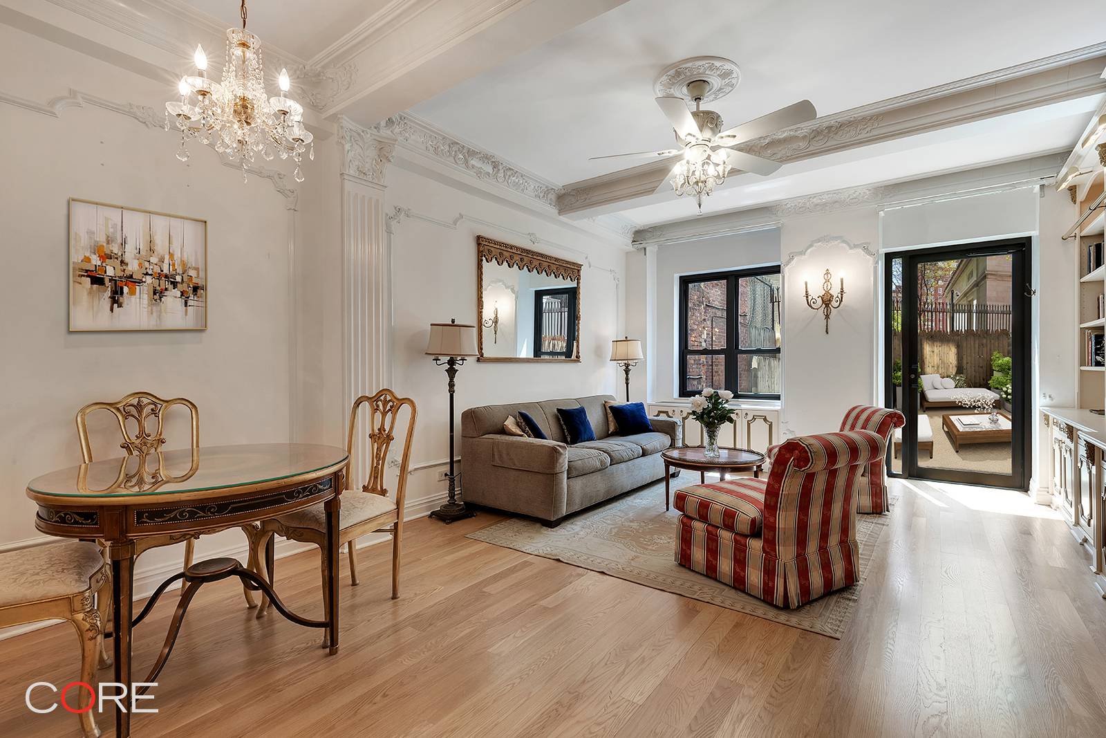Welcome to this gracious two bedroom, two and a half bathroom duplex boasting 200 square feet of private outdoor space that faces south with majestic views of the Empire State ...