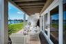 Virtually staged first level patio area