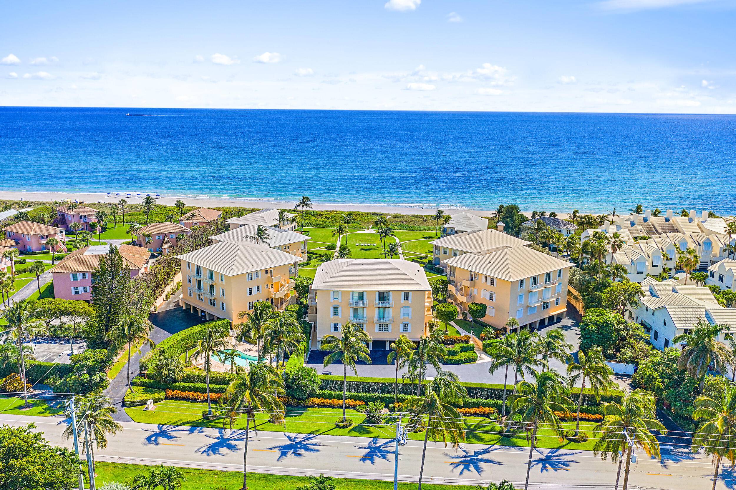 Now available for seasonal rental and or annual, this exclusive residence is oceanfront with spectacular views of the gorgeous Delray Beach shoreline.