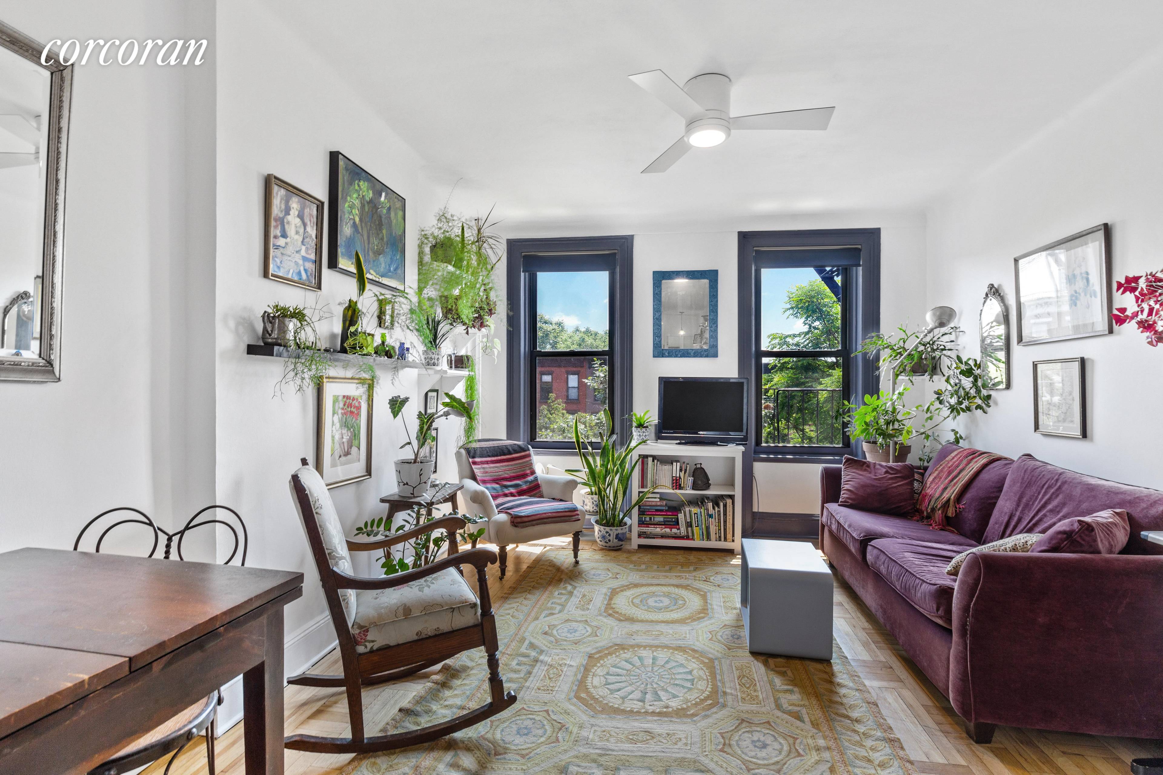 This must be your place Rarely available, light and bright, this Carroll Gardens co op is ready for you to call home.