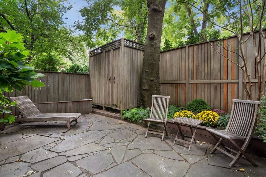 Private outdoor space like this is rarely available in the Historic Chelsea district.