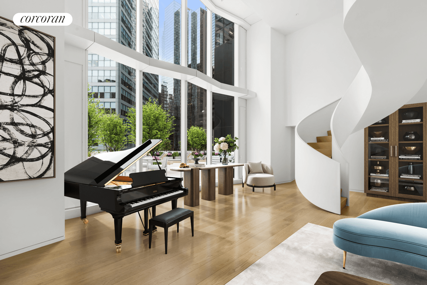 Selene, located at 100 East 53rd Street, offers graciously scaled residences and sophisticated design by renowned architects, Foster Partners with interiors in collaboration with AD100 recipient William T.