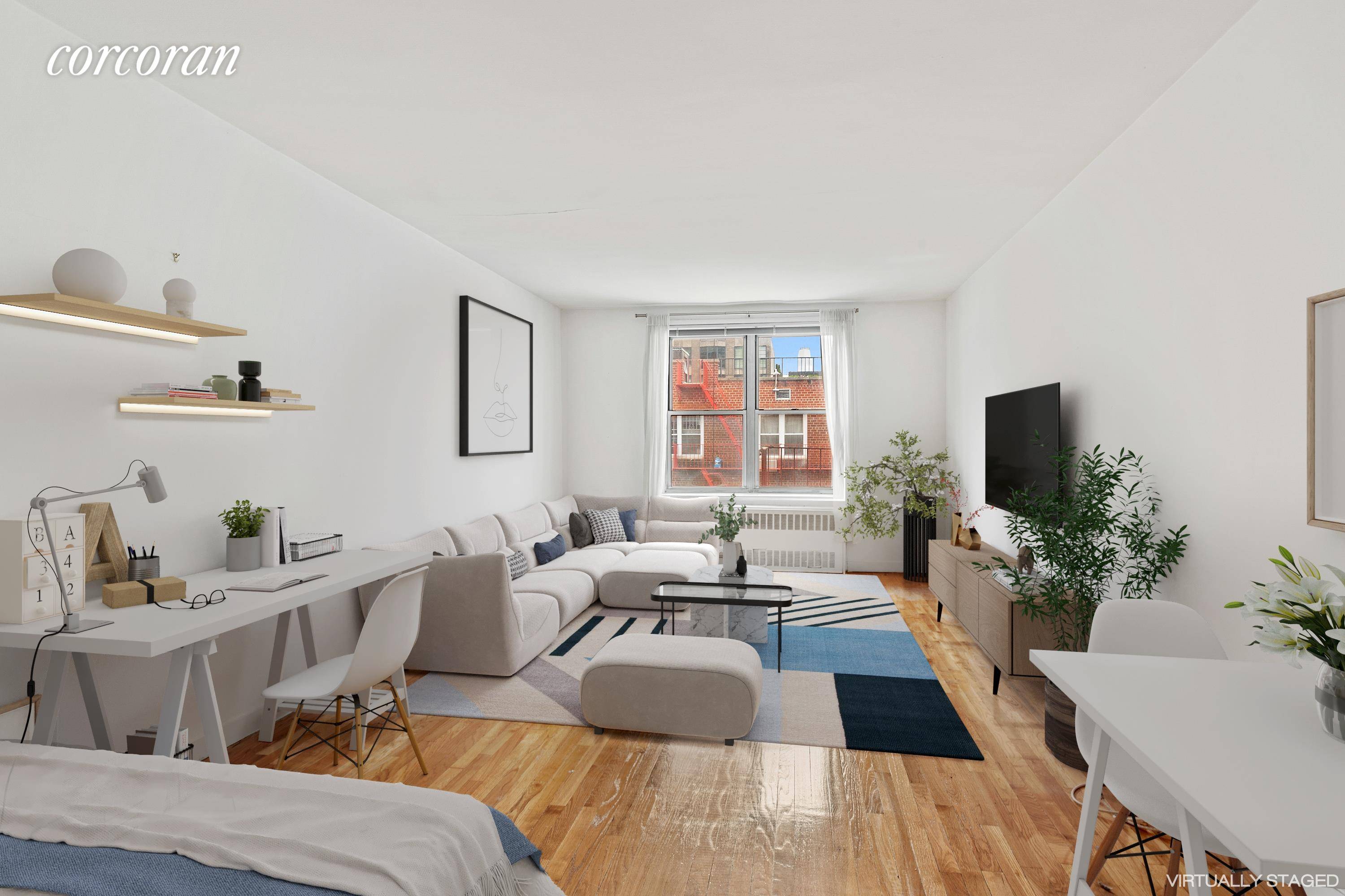 25 West 13th Street 6DN PH Living Location, Location, Location, Prime Village Lower Fifth Avenue Sunny South facing studio in brand new condition.