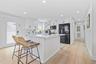 kitchen with center island