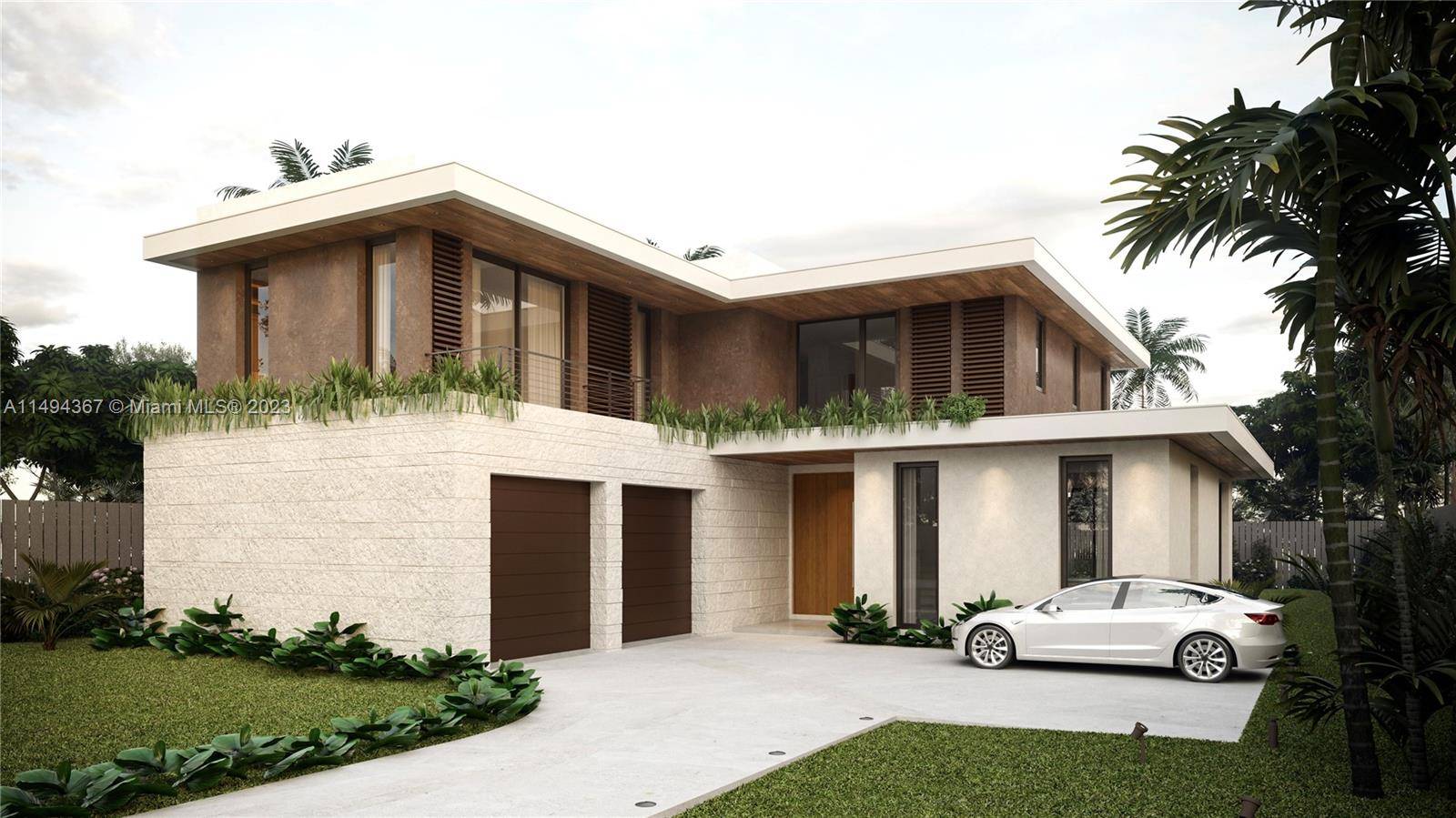 Rare opportunity to own New Designer residence in highly sought after South Coconut Grove.