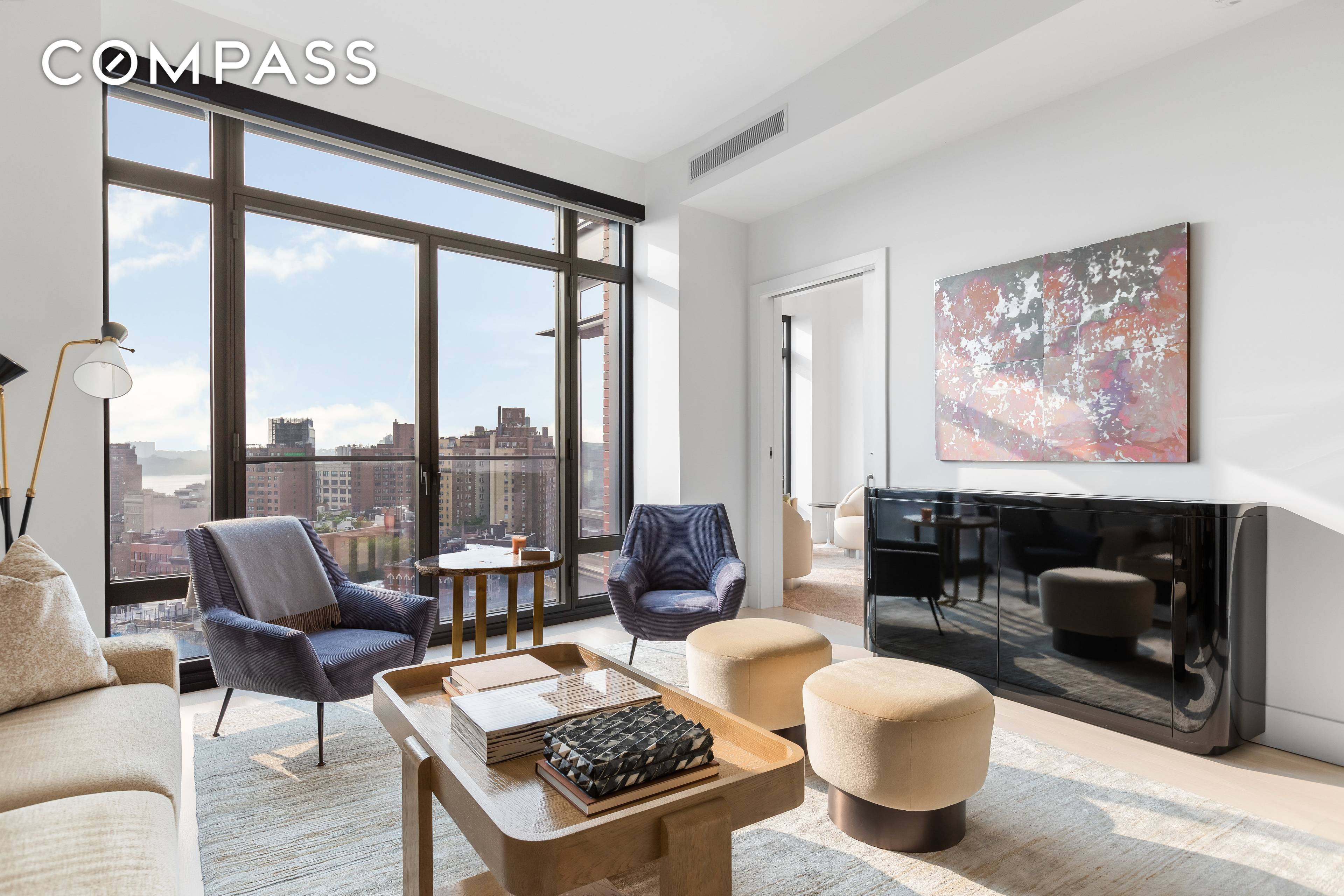 The epitome of modern style with New York attitude, this beautifully updated two bedroom, two bathroom residence offers mesmerizing sunset city views and premium designer finishes at Greenwich Village's revered ...