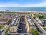 Aerial view of expansive beach