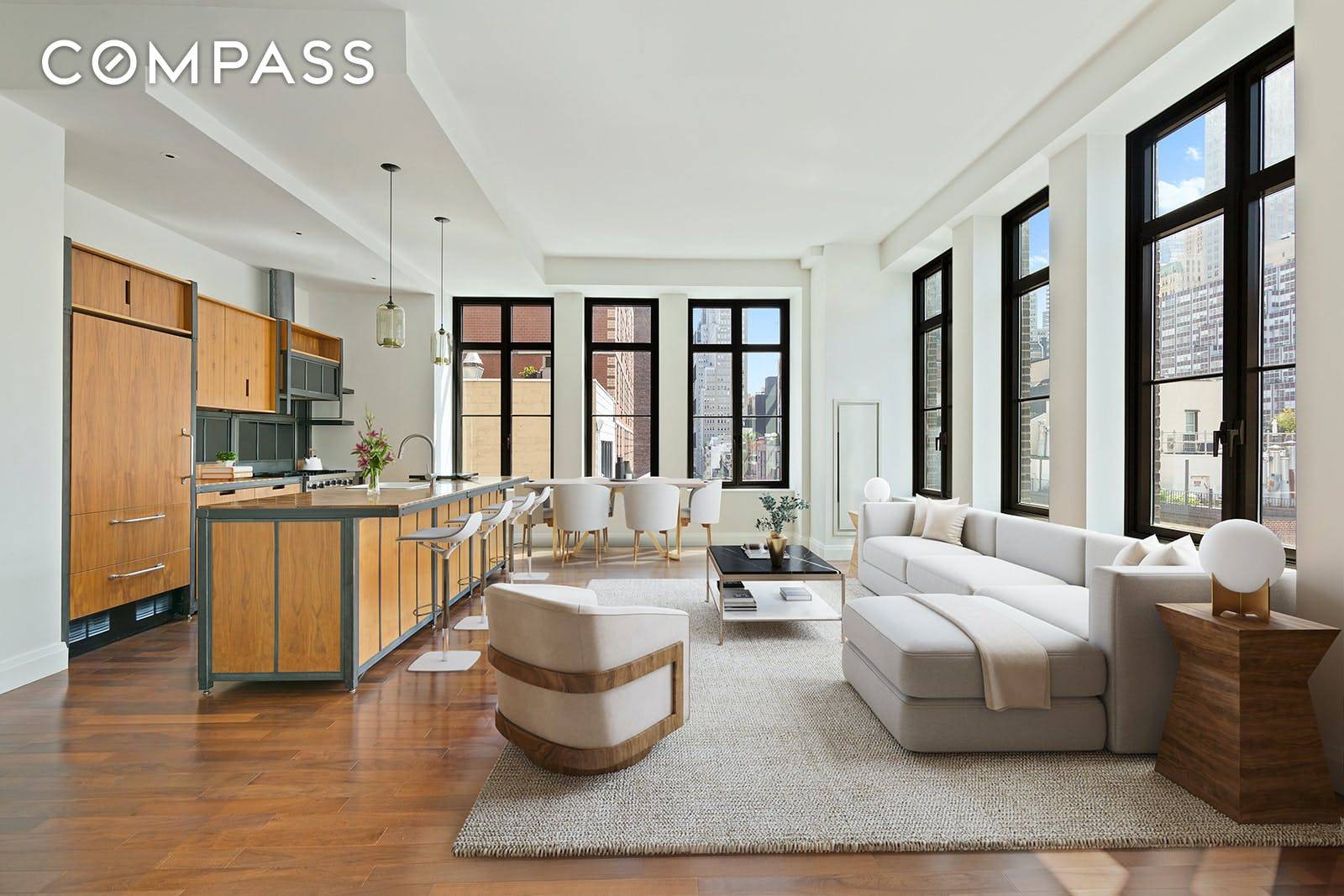 Every once in a while, a special home that everyone waits for becomes available this high floor, corner unit with PRIVATE STORAGE located in the heart of Tribeca is that ...