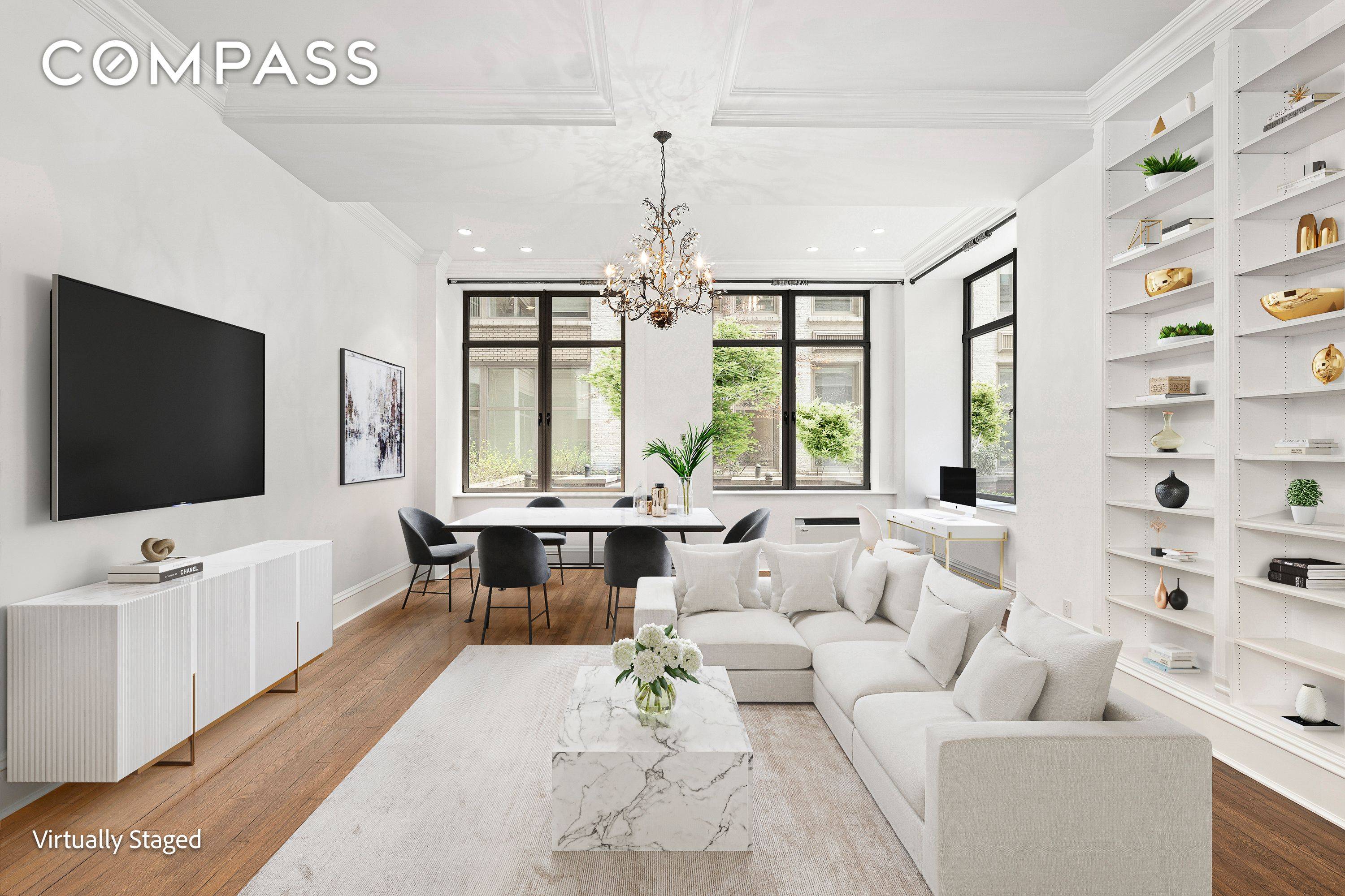 Enormous, south facing, 1 bedroom residence at the amenity rich Chelsea Mercantile condominium.