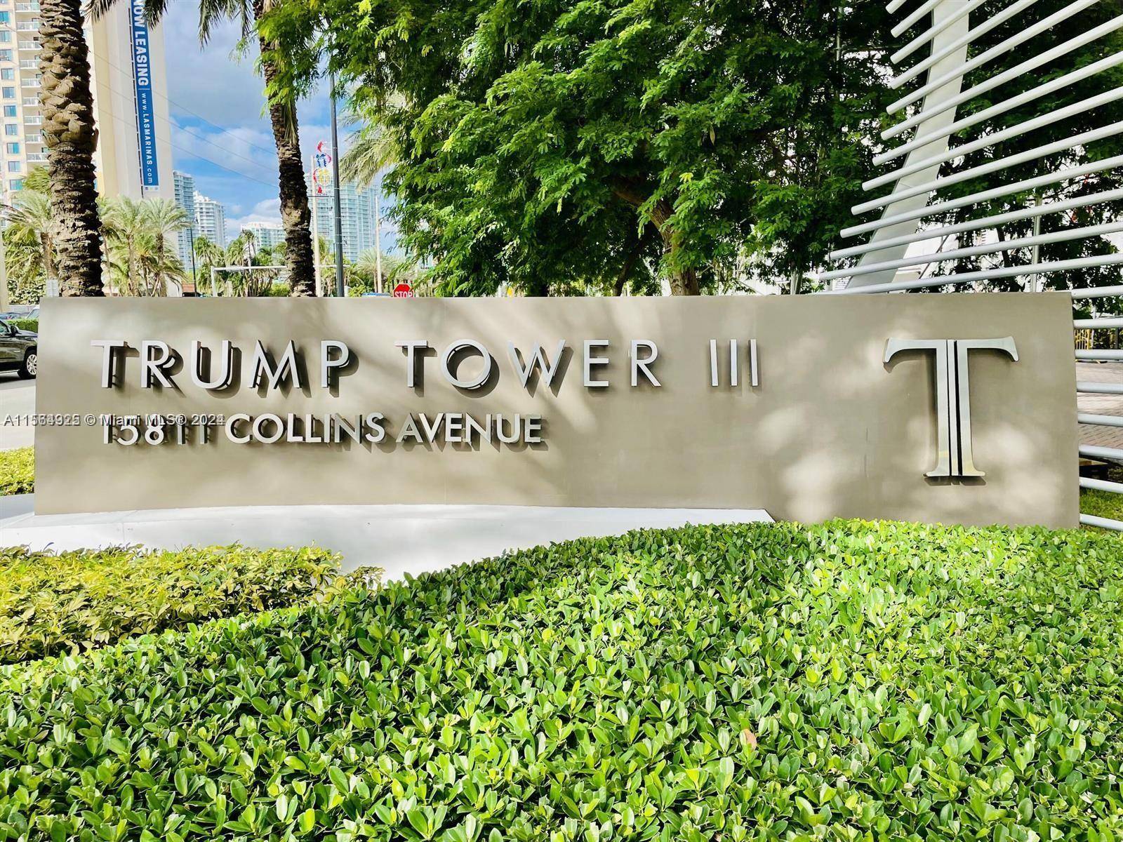 ! FULLY FURNISHED READY TO MOVE AT THE REMARKABLE TRUMP TOWER III IN SUNNY ISLES.