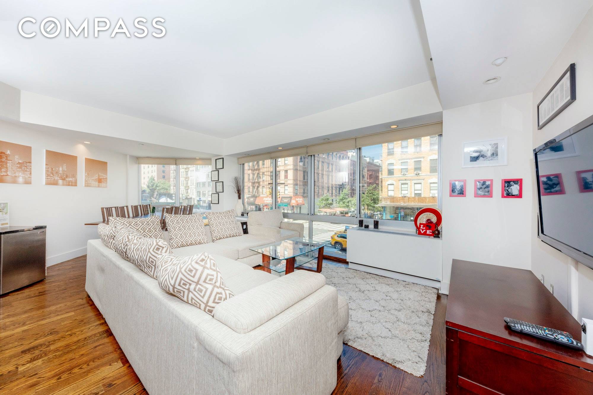 Sunlight floods into this amazingly priced 3 bed, 2 bath condo apartment situated in a part time doorman building just 4 blocks from Central Park.