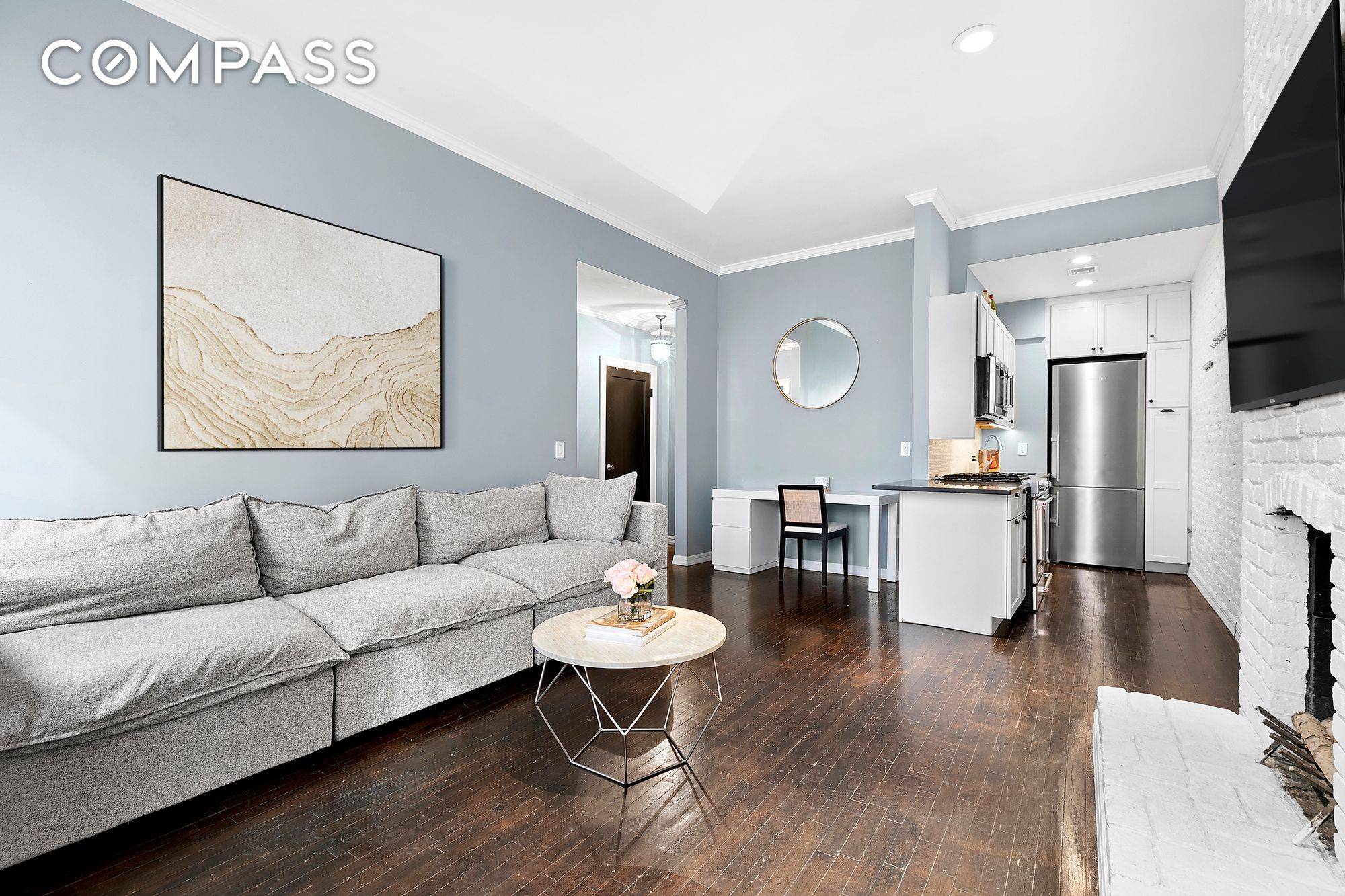 Welcome to 458 West 23rd Street, Apartment 3A a beautifully renovated pre war co op situated on one of West Chelsea s most coveted, tree lined blocks.