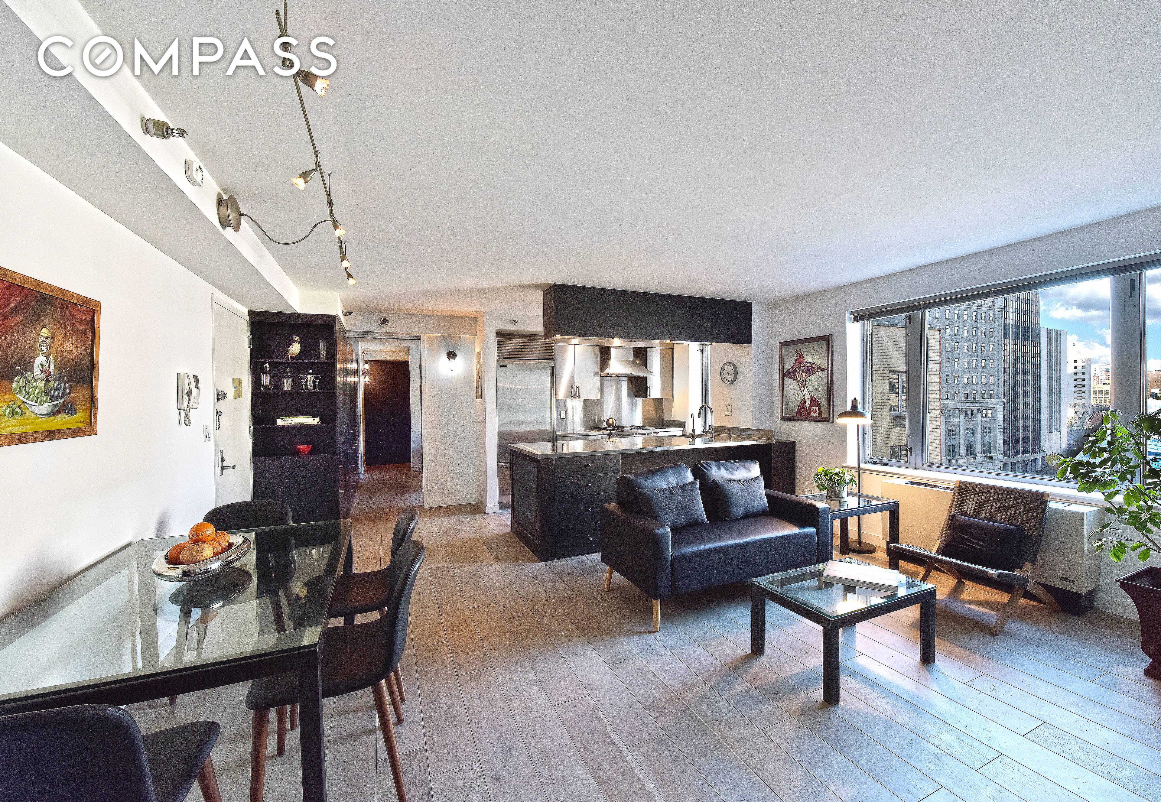 This top floor two bedroom, two bath apartment offers a penthouse experience after a luxe gut renovation completed in 2016.