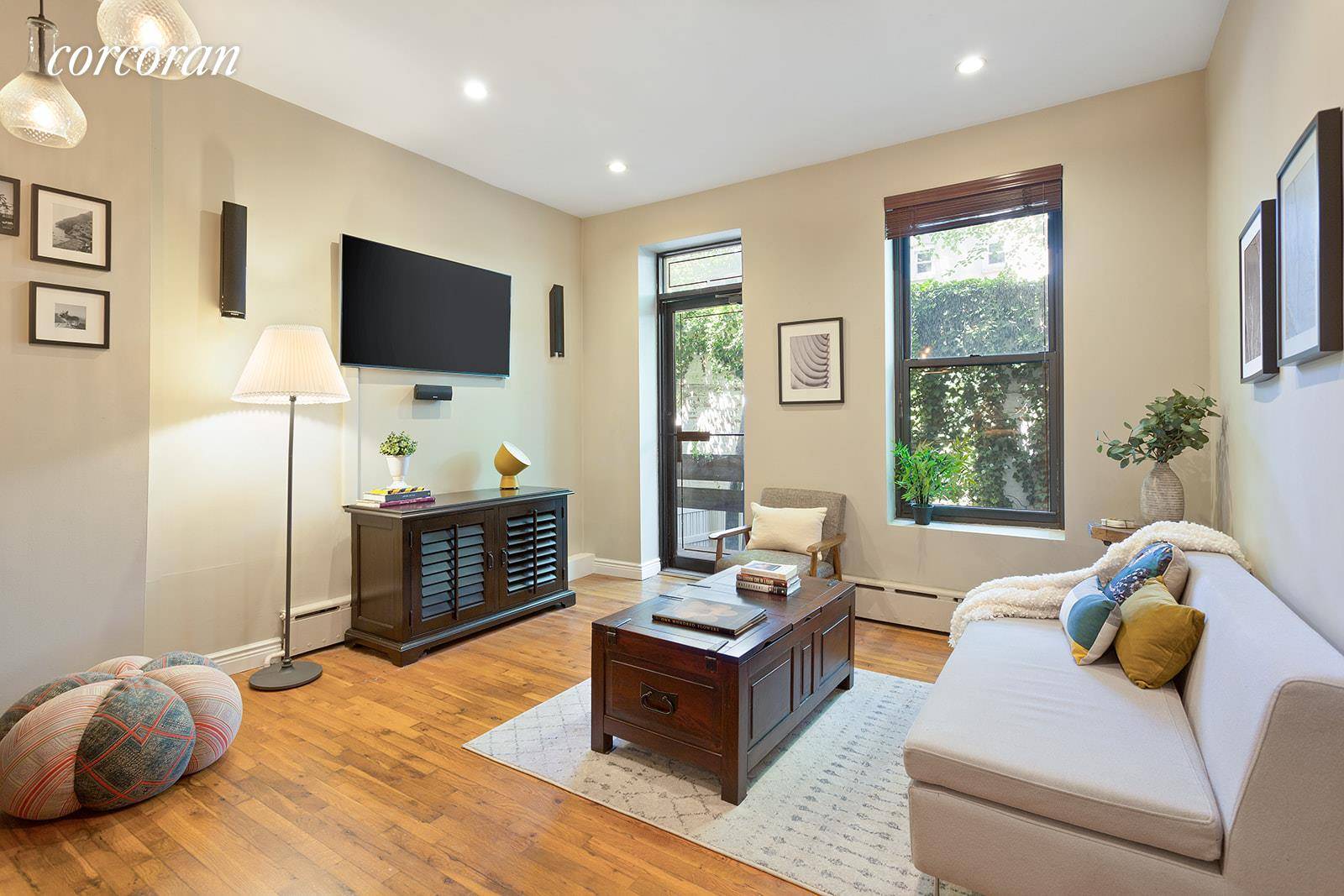 Welcome home to this serene one bedroom apartment with a private garden right in the heart of Park Slope.