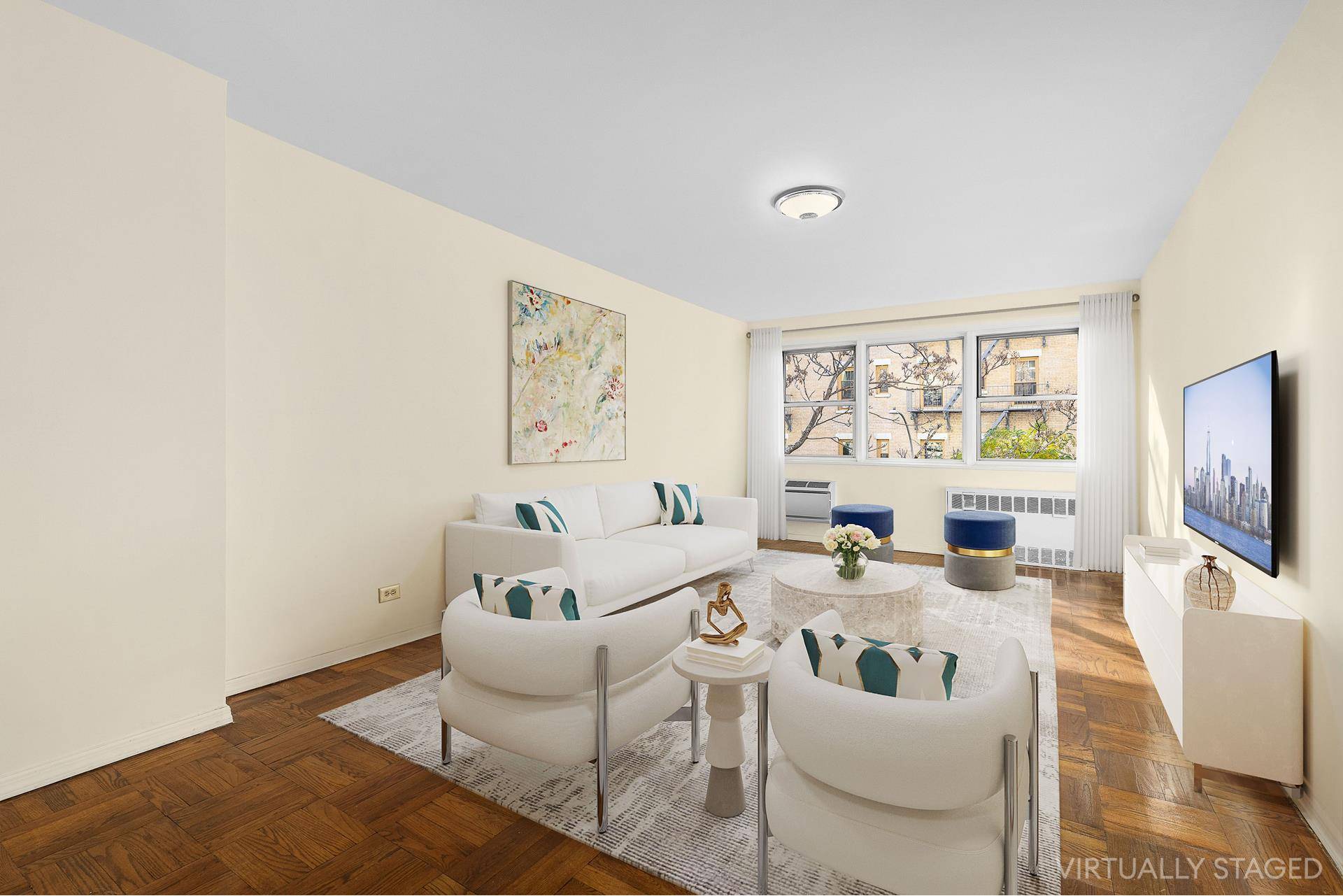 Charming 1 Bedroom in lovely Full Service Condo on quiet Upper East Side street steps from Rockefeller University, Sunny southern exposure with treelined view.