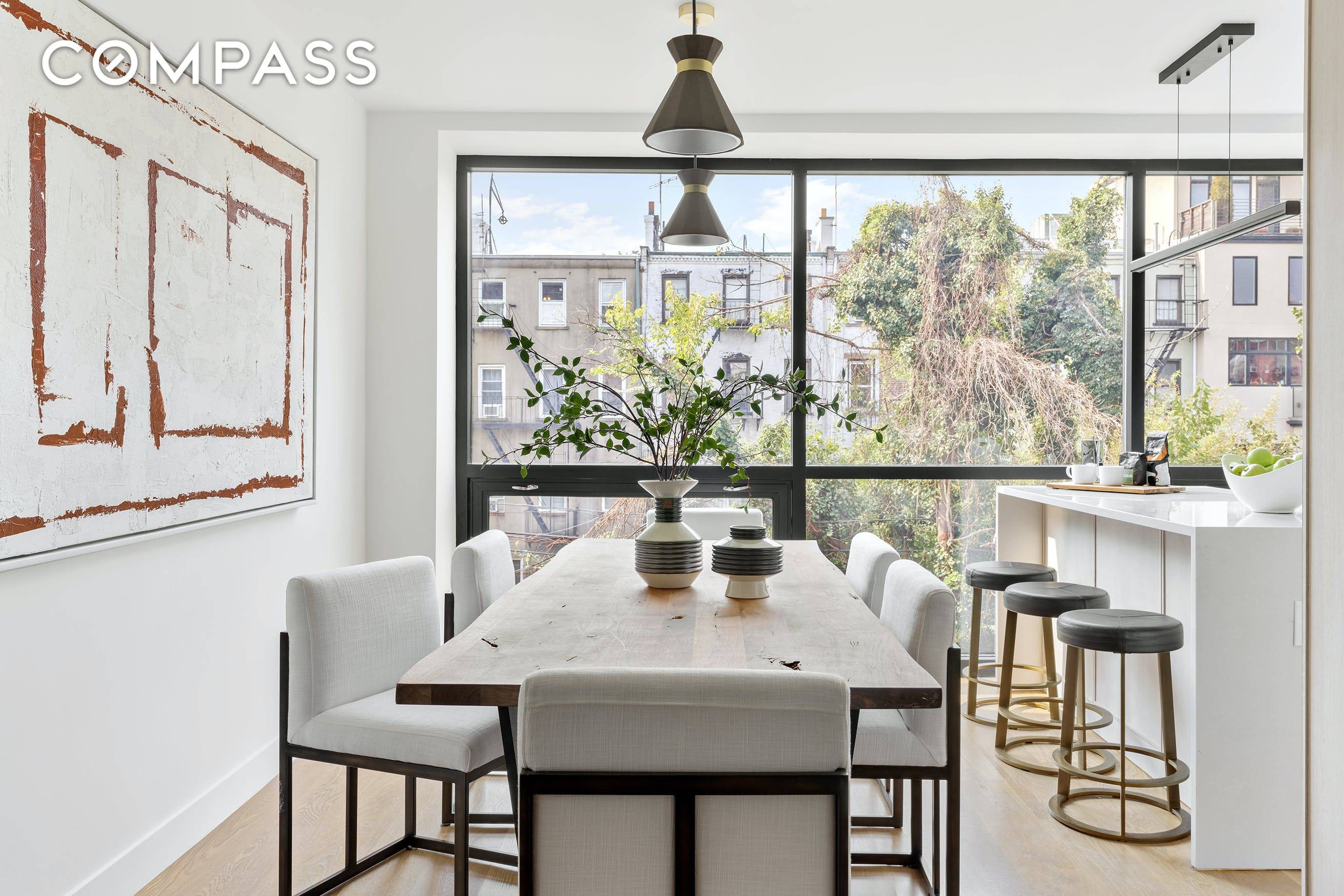 Welcome to your new oasis at 404 DeGraw, a stunning brownstone renovation with a ground up extension that is composed of two enormous units and expansive outdoor spaces.