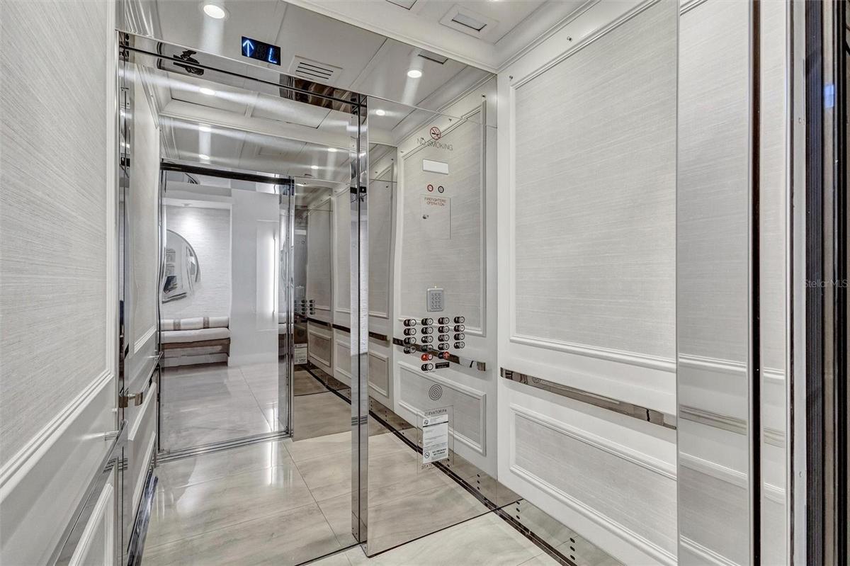 Grand Bay private Elevators right to your floor