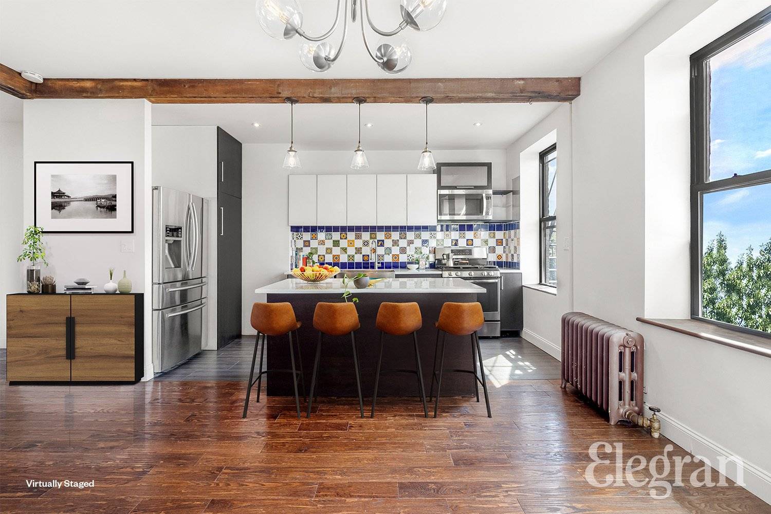 Welcome to 1212 Ocean Avenue 6B, a sprawling and sunny 2 bedroom, 1 bath apartment with wide open treetop and sky views in historic Ditmas Park !
