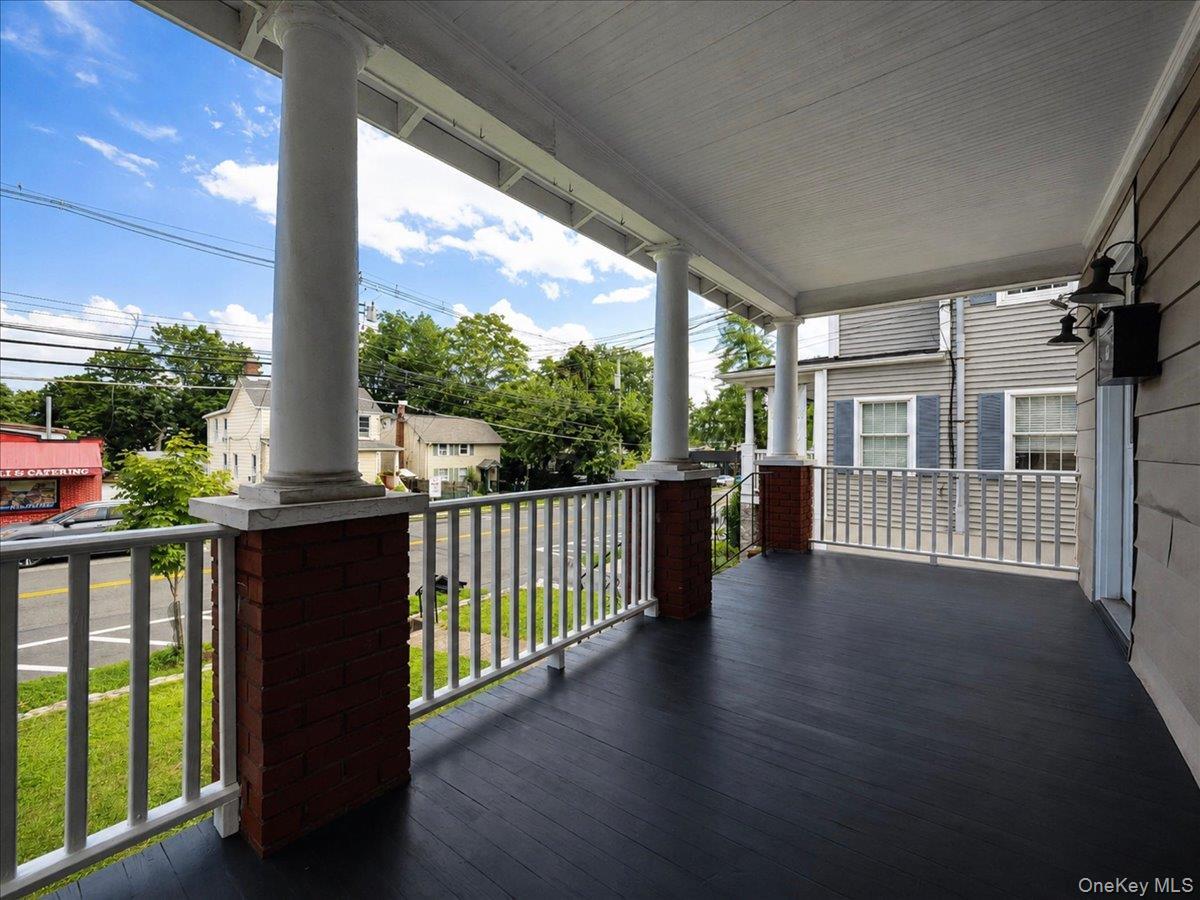 Enjoy sitting out on the front porch
