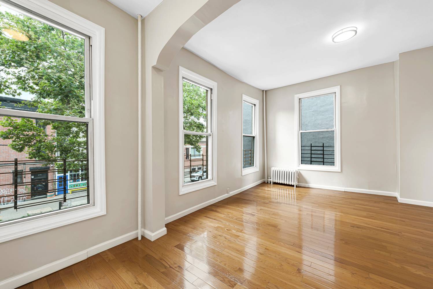 No Brokers Fee ! ! This spacious, well maintained two bedroom one bath apartment is located in the heart of historic Stuyvesant Heights !
