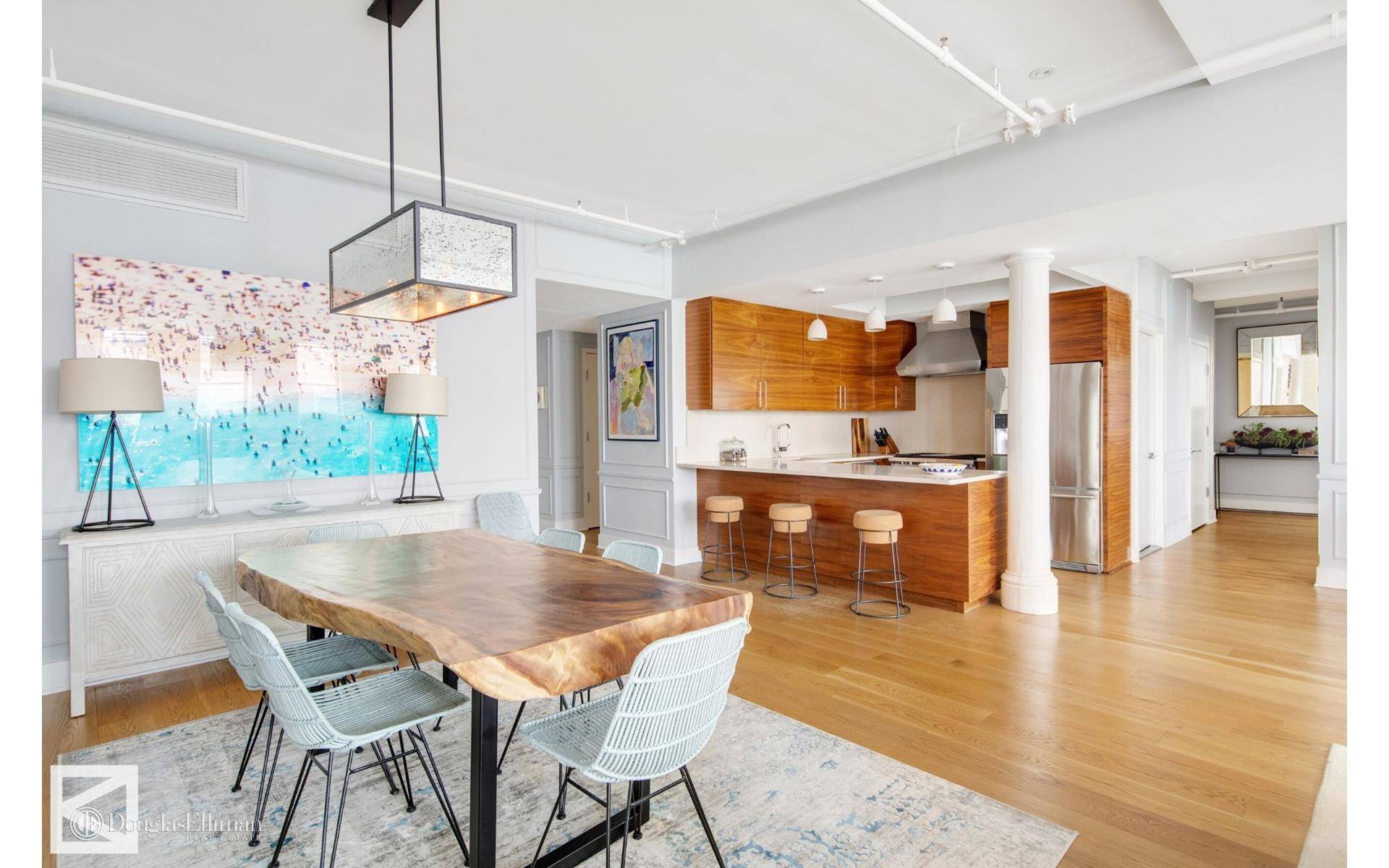 Situated on the coveted Mulberry Street in the heart of Nolita this unrivaled four bedroom, 3.