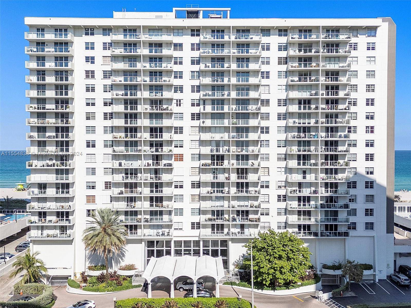 Recently renovated waterfront residence with direct ocean views at the Arlen Beach Condominium.
