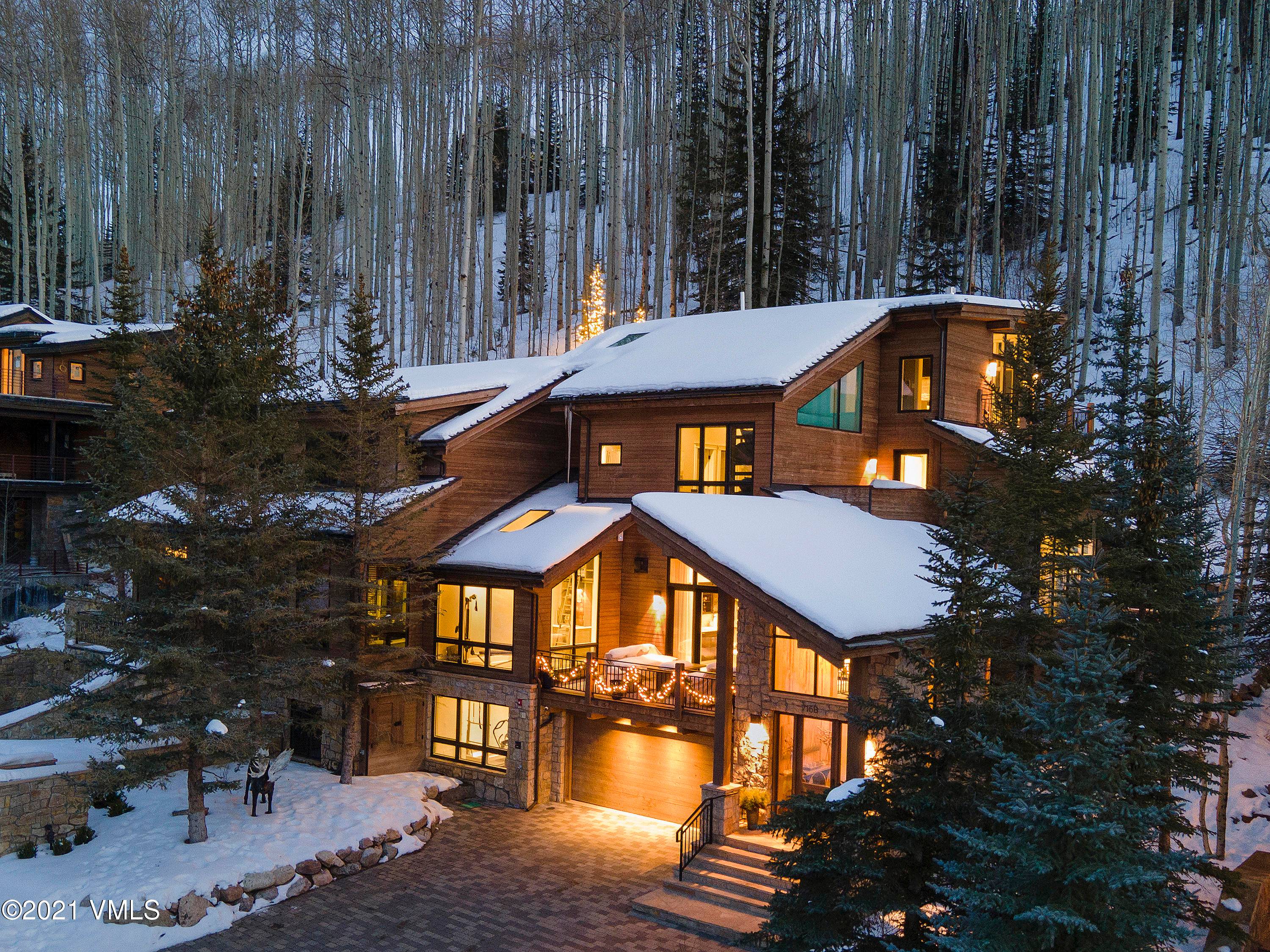 The ultimate in new Vail construction, stately 716 Forest Road exudes elegance with top of the line modern finishes and features at one of Vail's most prestigious addresses.