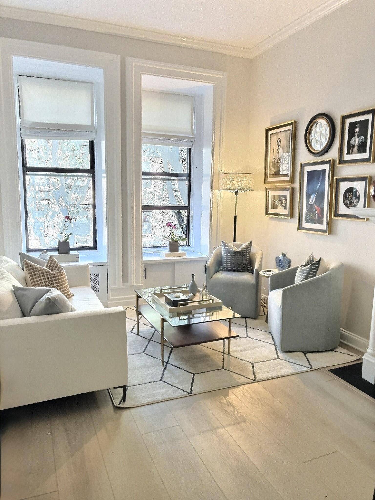 Classic Pre War Charm Meets Modern Comfort Steps from Central ParkWelcome home to this beautifully refreshed one bedroom co op on a tranquil, tree lined brownstone block just seconds from ...