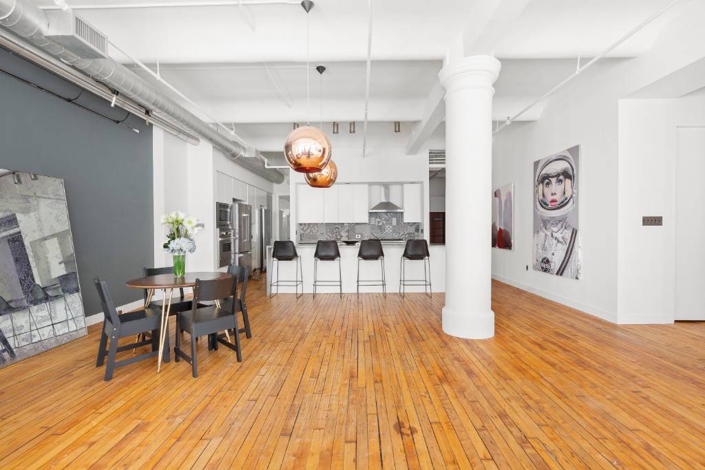 This stunning, one of a kind spacious Loft is waiting for you in Manhattans Iconic Flatiron District !
