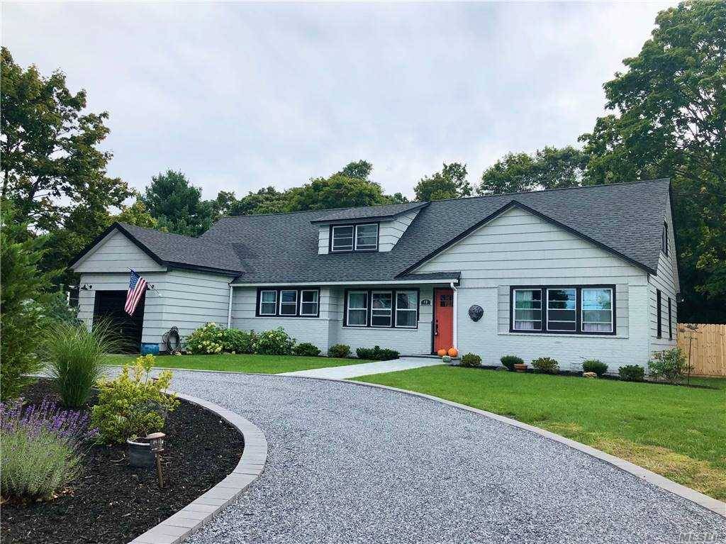This Stunning Newly Renovated Home is Situated on a Quiet Block in the Heart of Center Moriches.
