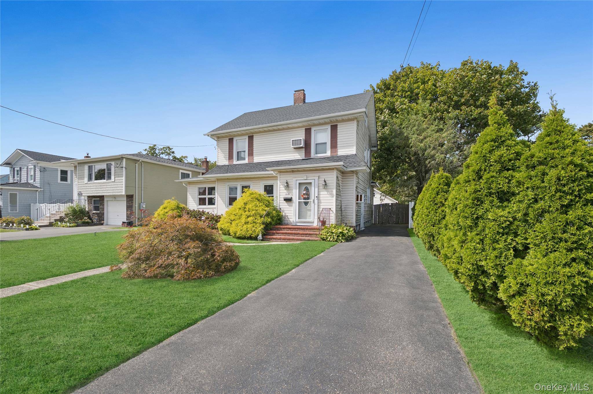 Just outside Patchogue Village, this 3 bedroom, 2.