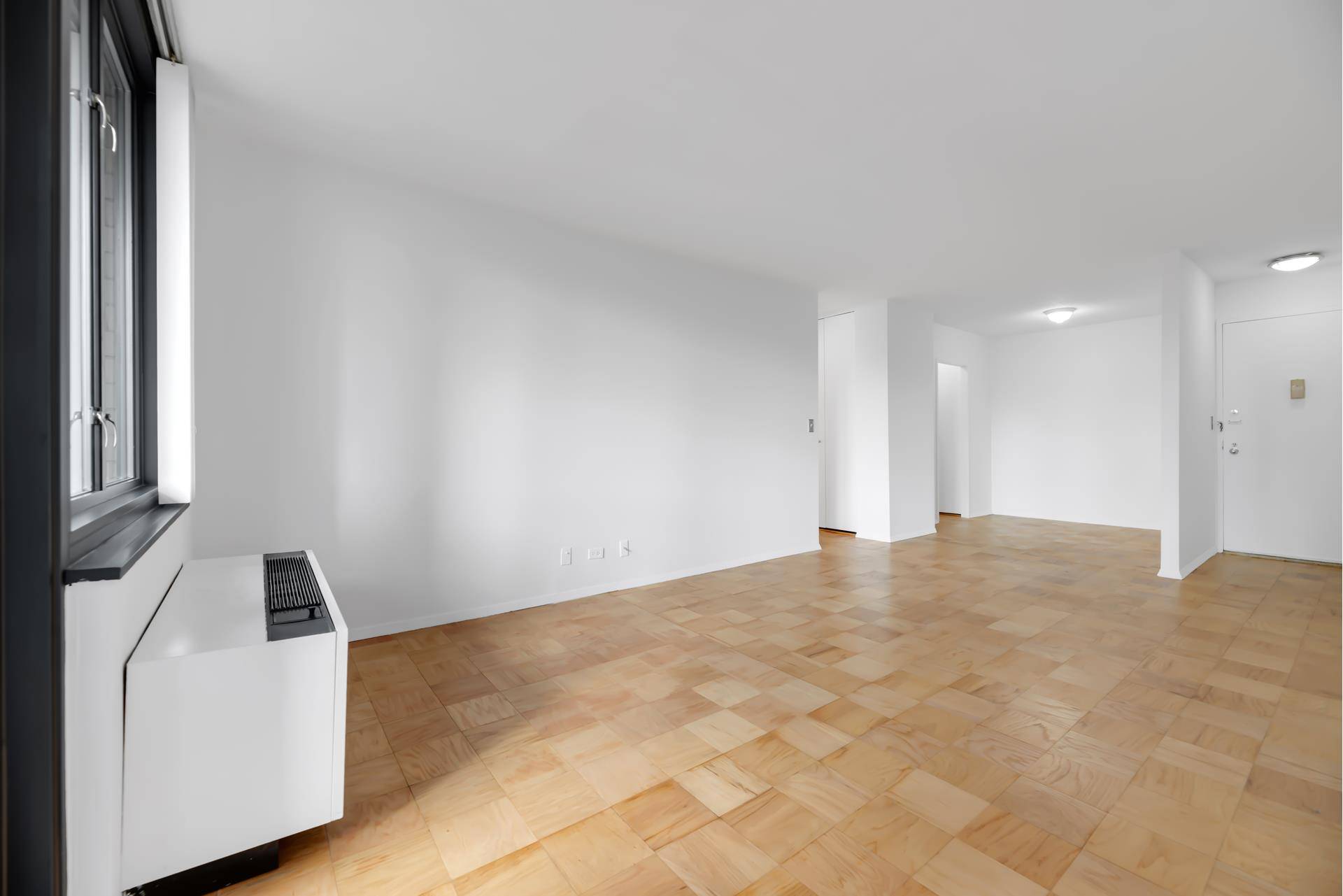 This high floor one bedroom one bath apartment with spectacular open views is spaciously comfortable and in good condition, with large west facing windows inviting in generous light, and a ...