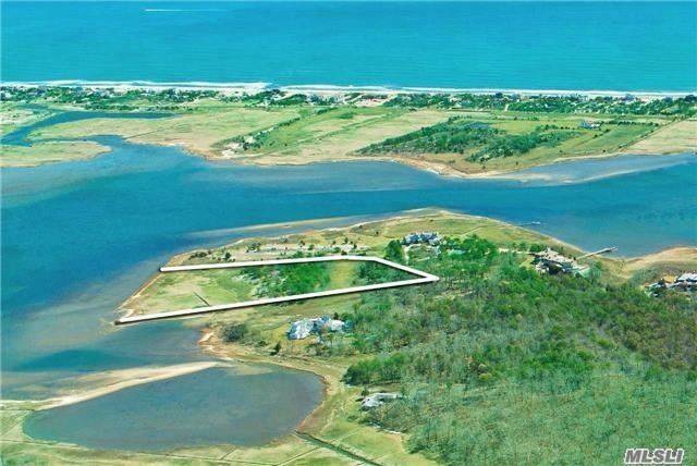 Enjoy Panoramic Water Views Of Shinnecock Bay Toward The Dunes From This Spacious 6 Acre Lot Located Amidst Unspoiled And Preserve Like Surroundings, With Tranquil Private Lane Access.