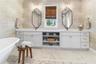 En-suite vanity - 11' of custom cabinetry