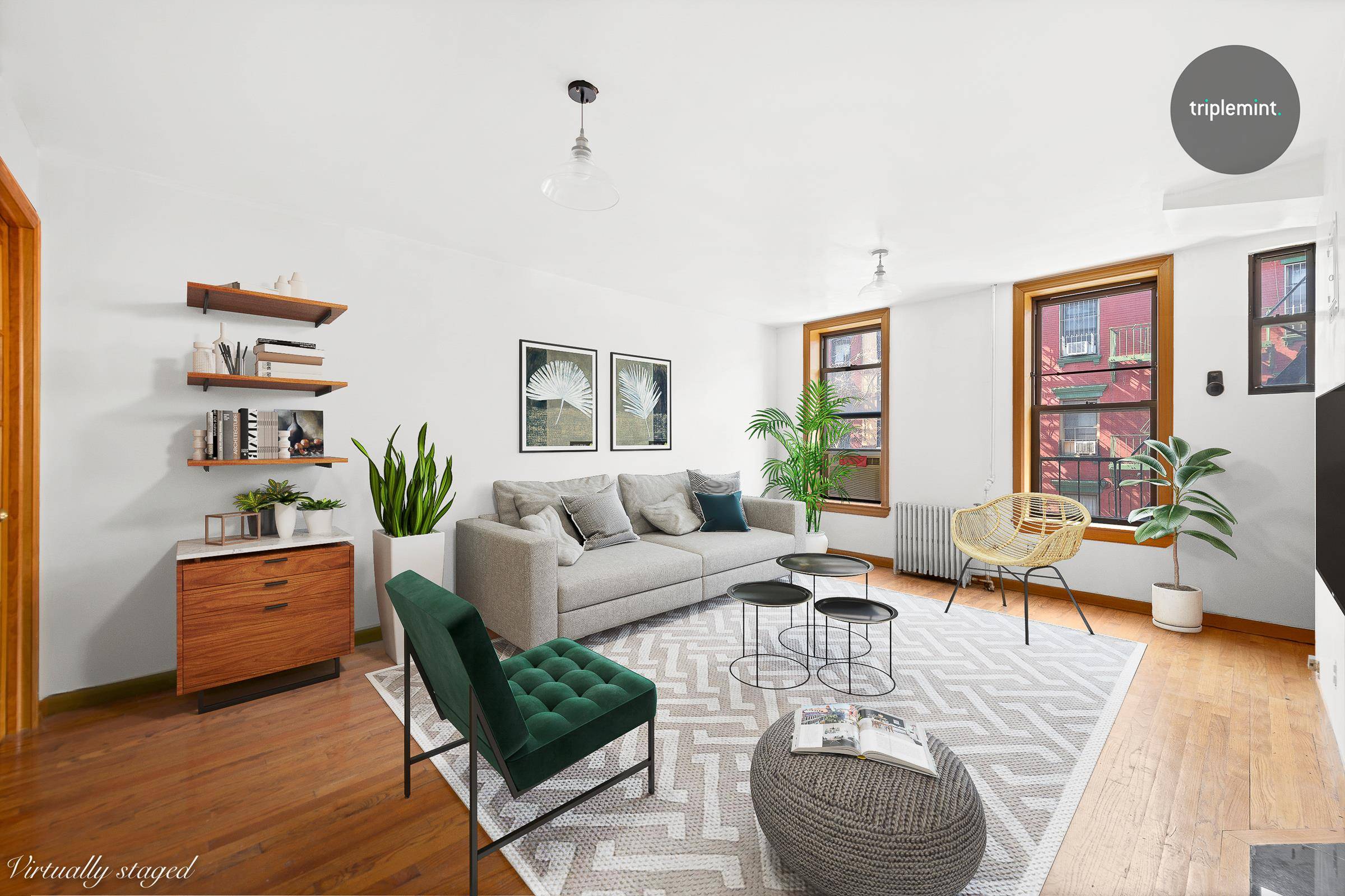 Come home to a rare gem on one of the most breathtaking tree lined blocks of vibrant Nolita.